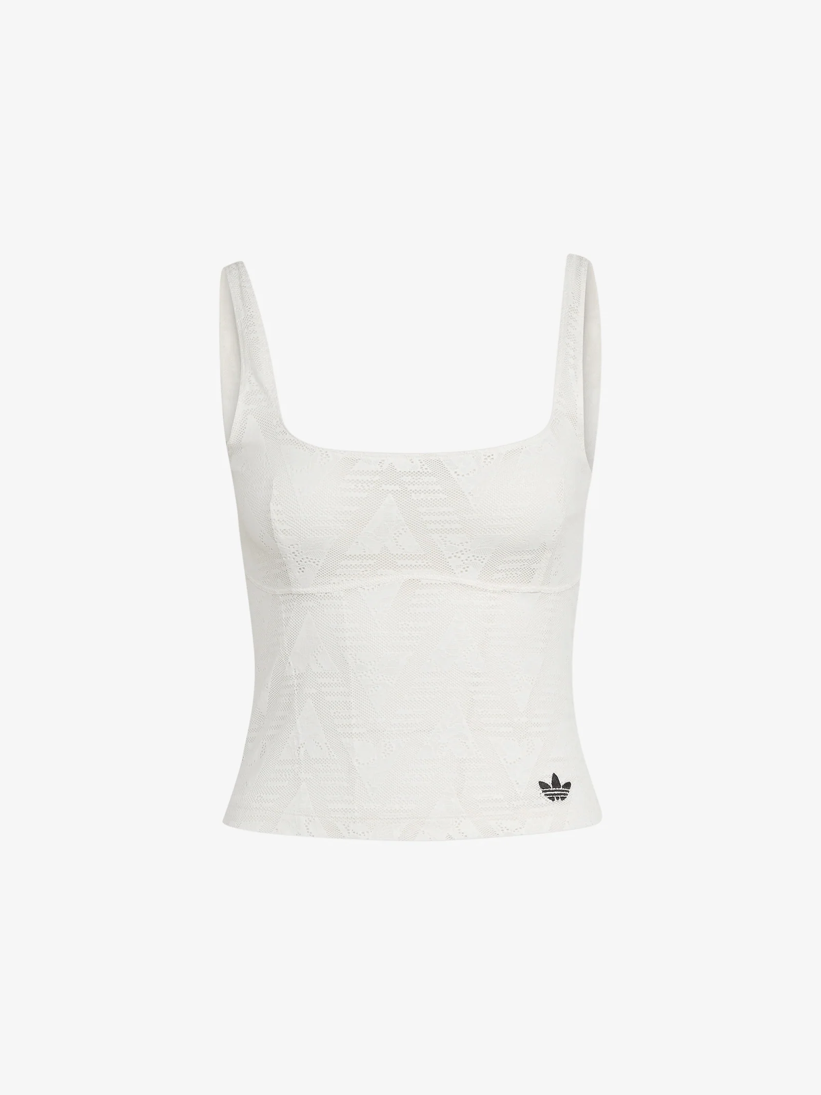 top lace corset donna bianco